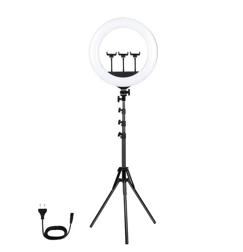 Кільцева лампа LED Puluz PKT3102EU 18" та штатив 1,8 м