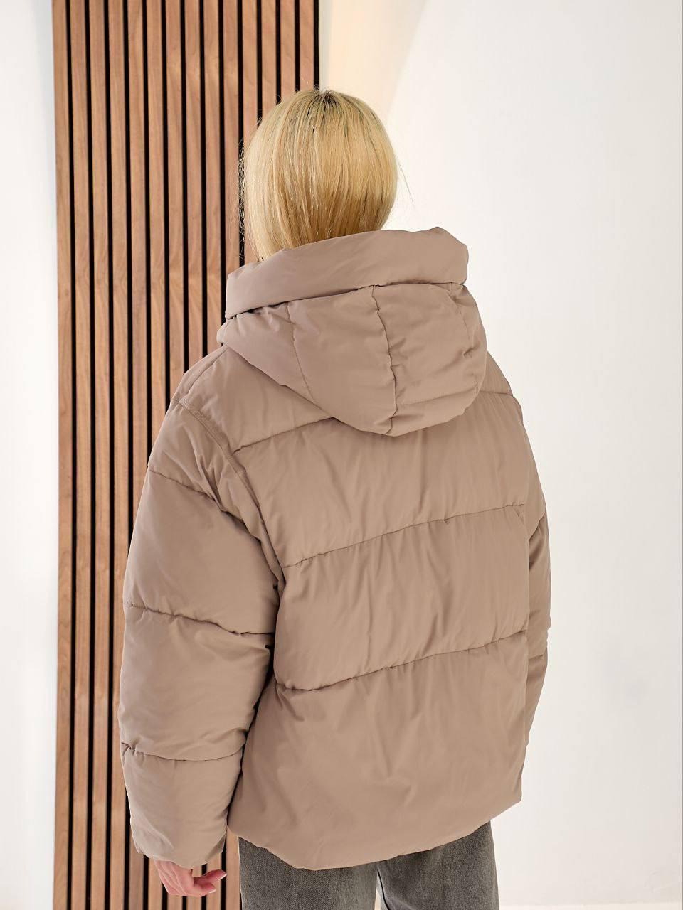 Куртка женская зимняя до -30°С XL-XXL Бежевый (OV-8157BE-XL-XXL) - фото 4 Куртка женская зимняя до -30°С XL-XXL Бежевый (OV-8157BE-XL-XXL) - фото 4