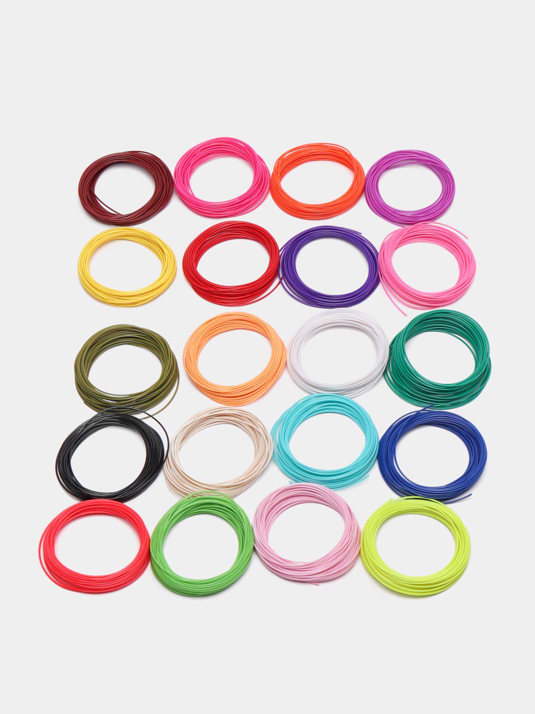 Комплект пластика для 3D ручек PLA 10 м 20 шт. (13136198)