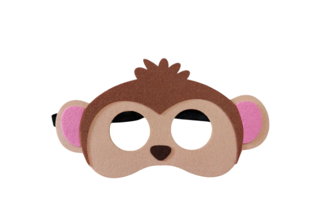 Маска детская Обезьянка One size коричневый (3204/25)