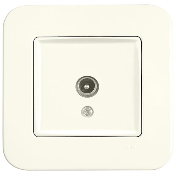 Розетка VIKO TV Rollina Крем (221720)