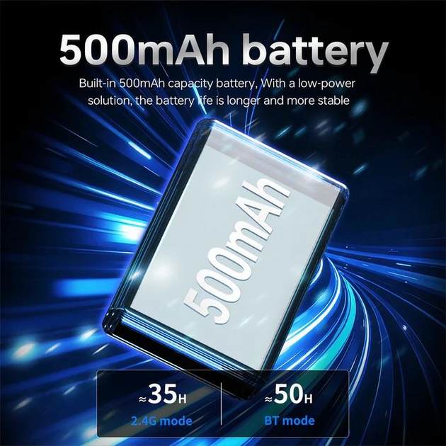 Комп'ютерна мишка бездротова Ajazz Aj199 PixArt PAW3311 Black - фото 6