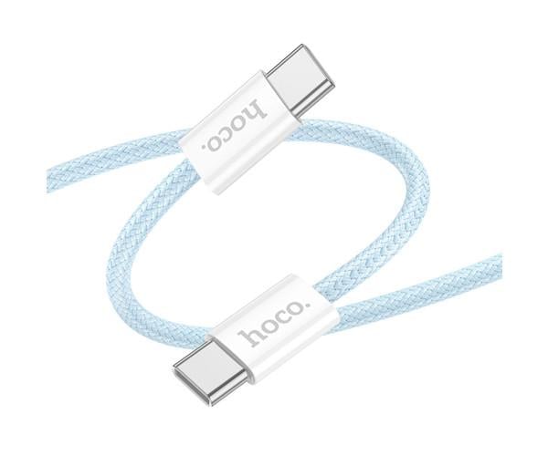 Кабель Data Hoco X104 Source Type-C to Type-C 60W 3A 2 м Blue