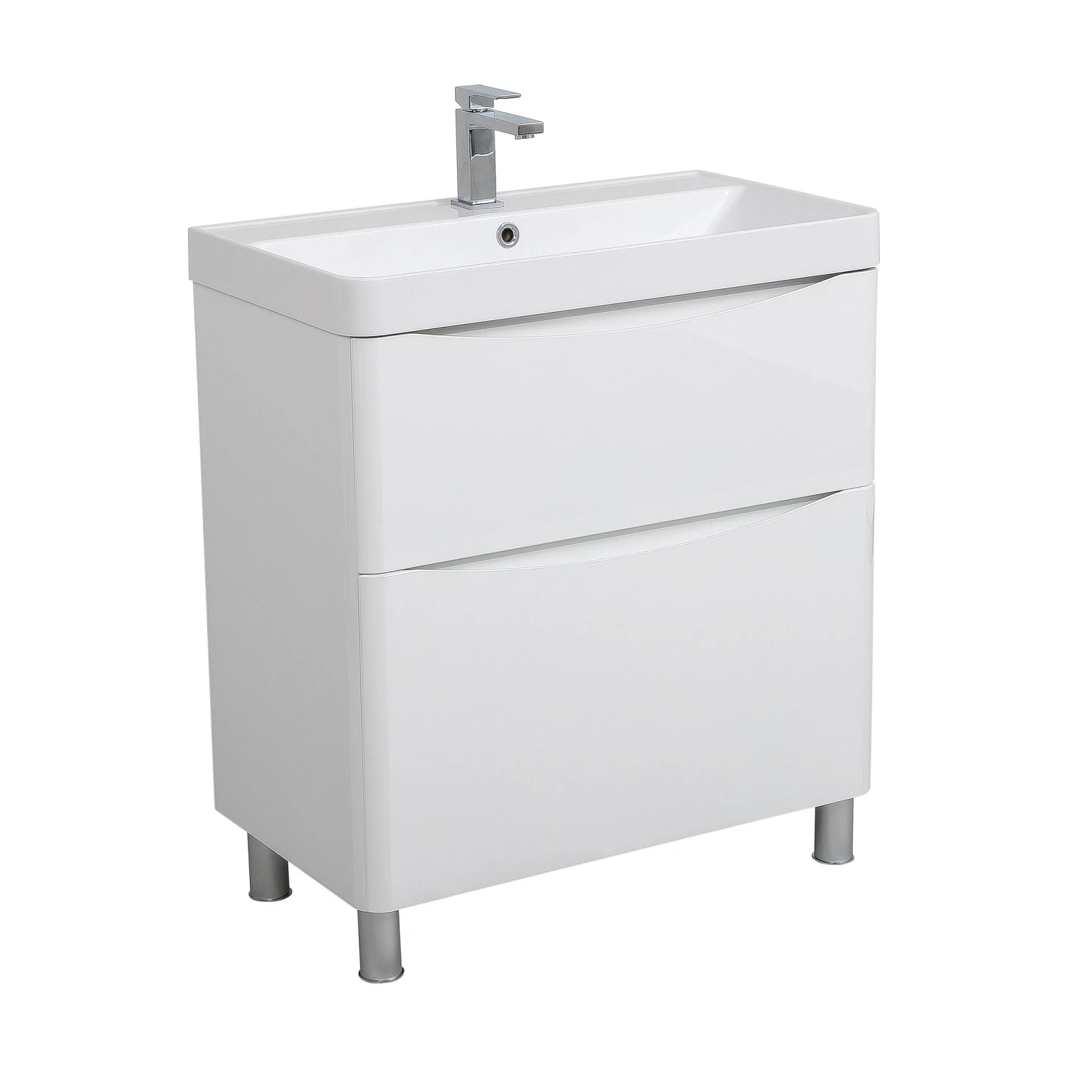 Тумба для ванной Aqua Rodos Америна 75x42 напольная с умывальником Deep Белый (АР000092783)
