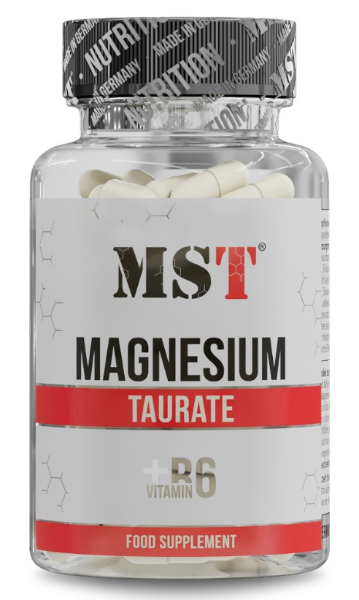 Магний Таурат с Витамином В6 MST Magnesium Taurate Vitamin B6 120 капсул Магний Таурат с Витамином В6 MST Magnesium Taurate Vitamin B6 120 капсул