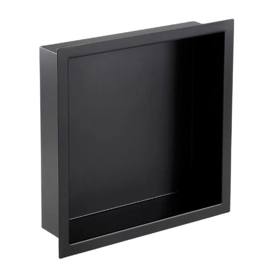 Полка-ниша для ванной комнаты MIXXUS Premium NICHE-0101 из нержавеющей стали SUS304 Black (MI6678) Полка-ниша для ванной комнаты MIXXUS Premium NICHE-0101 из нержавеющей стали SUS304 Black (MI6678)