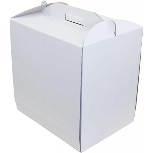 Коробка для тортов 400х300х400 мм Белый (718)