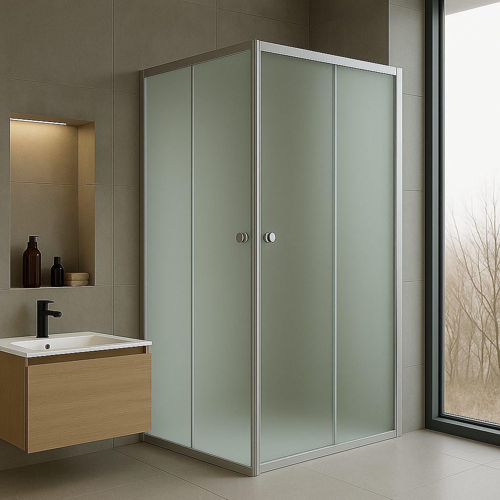 Душевая кабина Shower TITAN без поддона матовое стекло 5 мм 120х80х180 см (C15370)