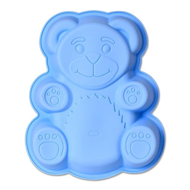 Форма силикон Мишка MH-3040 28х23х4 см - фото 1 Форма силикон Мишка MH-3040 28х23х4 см - фото 1