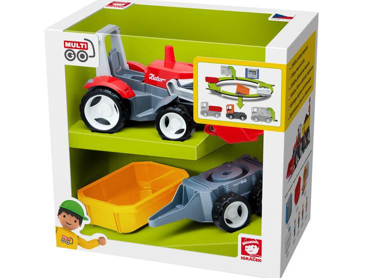 ᐉ Игрушка Трактор с прицепами TRACTOR MULTIGO 1+2