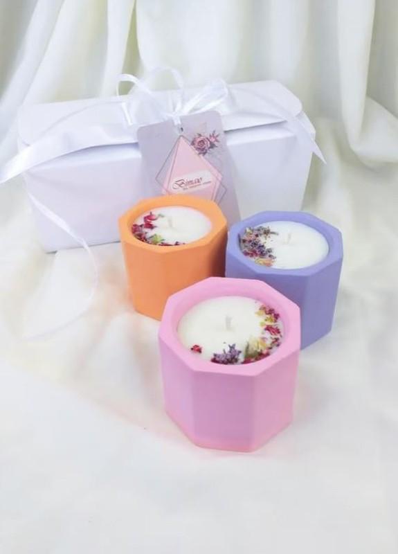 Набор свечей HandMade Магия огня 3 шт. Розовый/Оранжевый/Голубой (16-310) Набор свечей HandMade Магия огня 3 шт. Розовый/Оранжевый/Голубой (16-310)