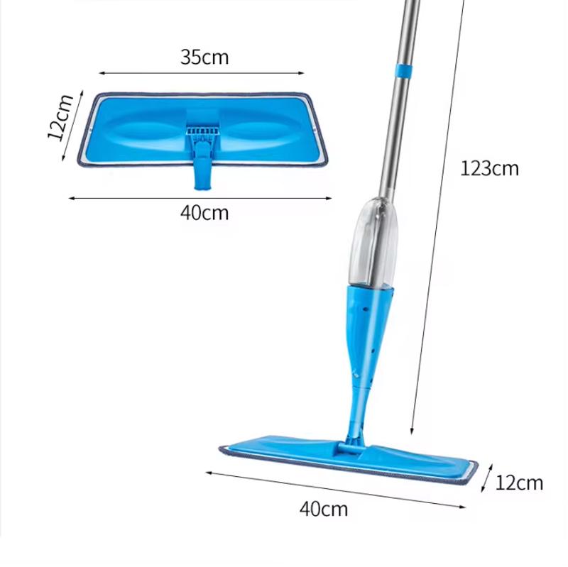 Швабра Water Spray Mop WM-02 з розпилювачем Блакитний (SS-41) - фото 5
