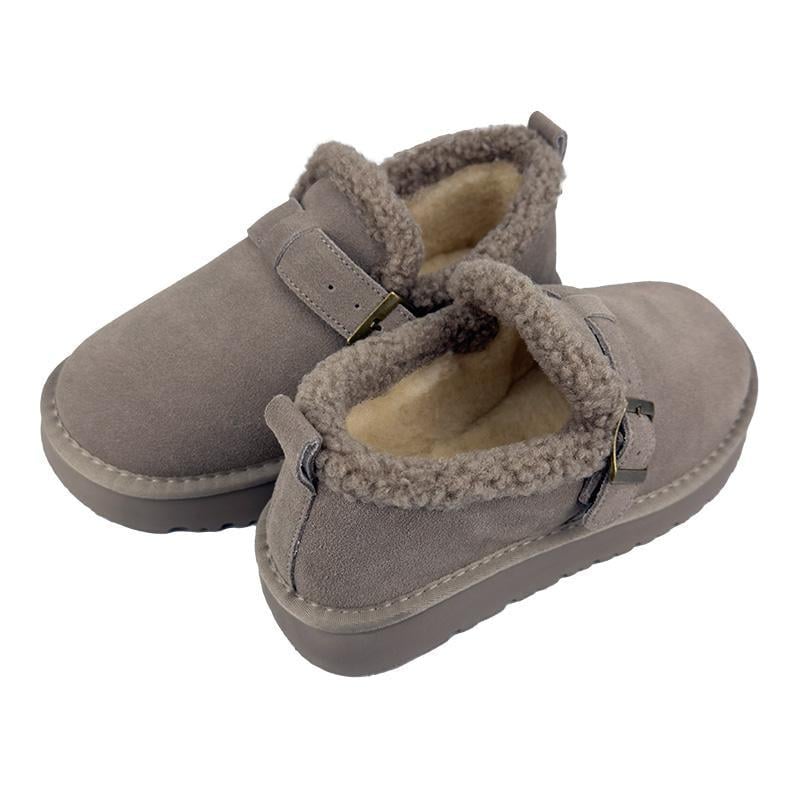 Угги женские короткие 50260-17 p. 37 23,5 см Бежевый - фото 3