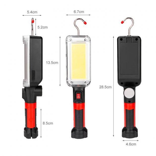 Автомобильный фонарь WORKLIGHT с магнитным креплением и крючком для подвешивания (ZJ 8859) - фото 14