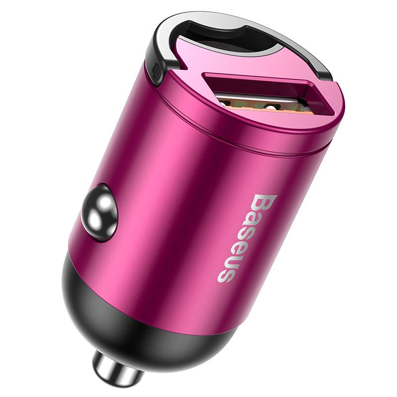 Автомобільний зарядний пристрій BASEUS Tiny Star Mini Quick Charge 1USB QC3.0 30 W Pink