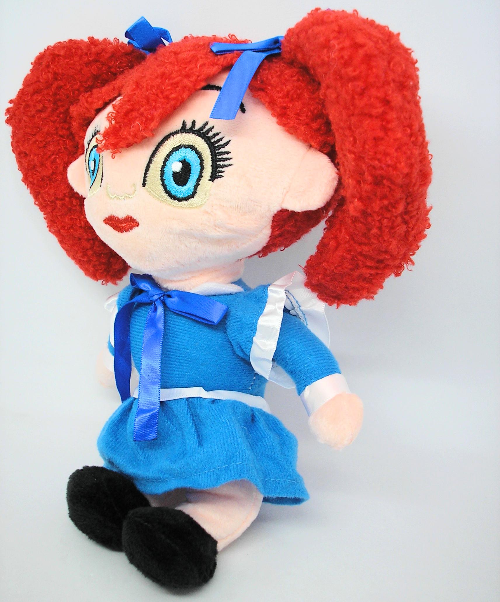 Игрушка Poppy playtime Поппи мягкая с красными волосами в синем платье - фото 3 Игрушка Poppy playtime Поппи мягкая с красными волосами в синем платье - фото 3