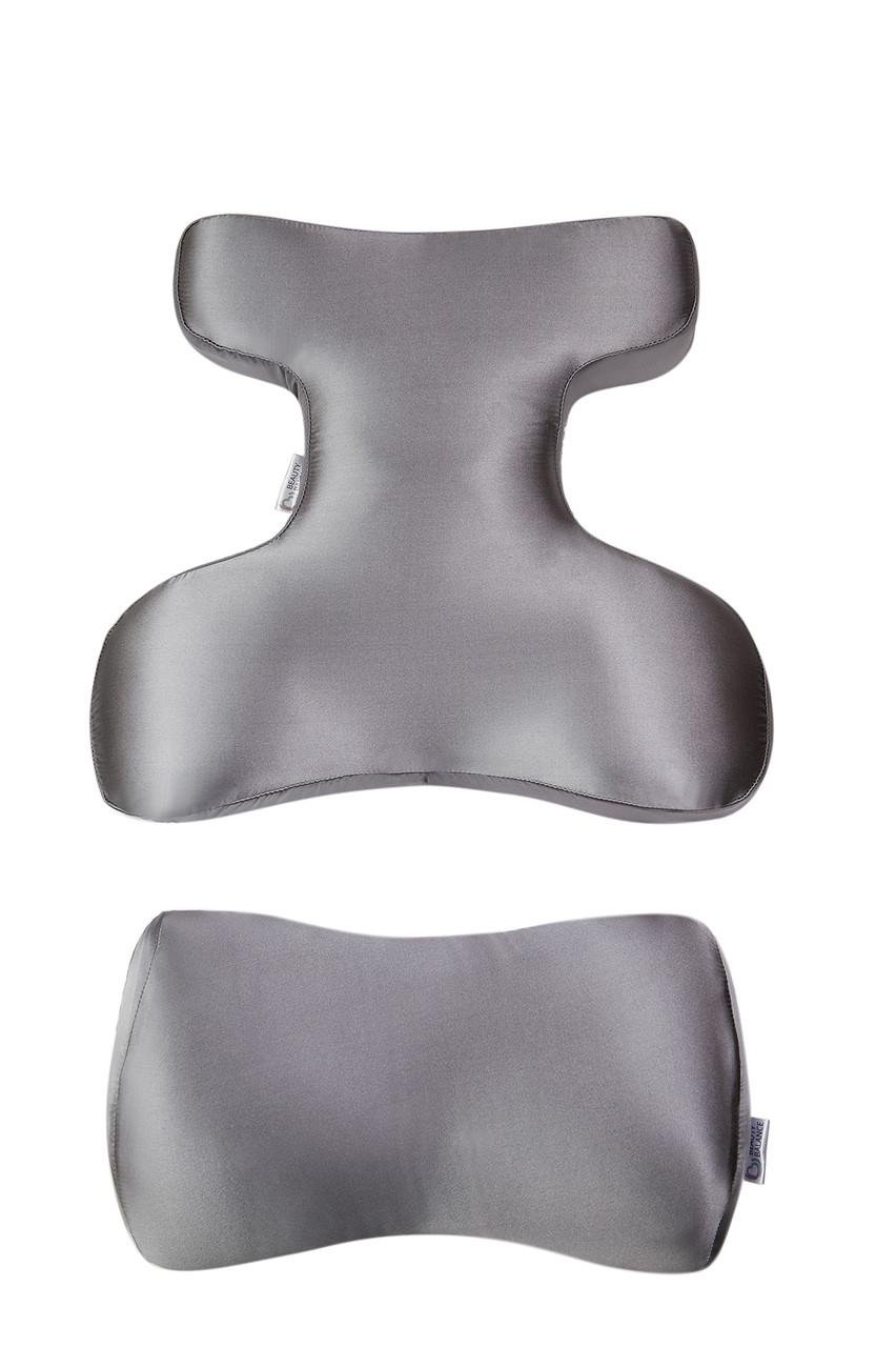 Комплект ортопедических подушек для сна на животе Beauty Set Beauty Balance шелк Графитовый