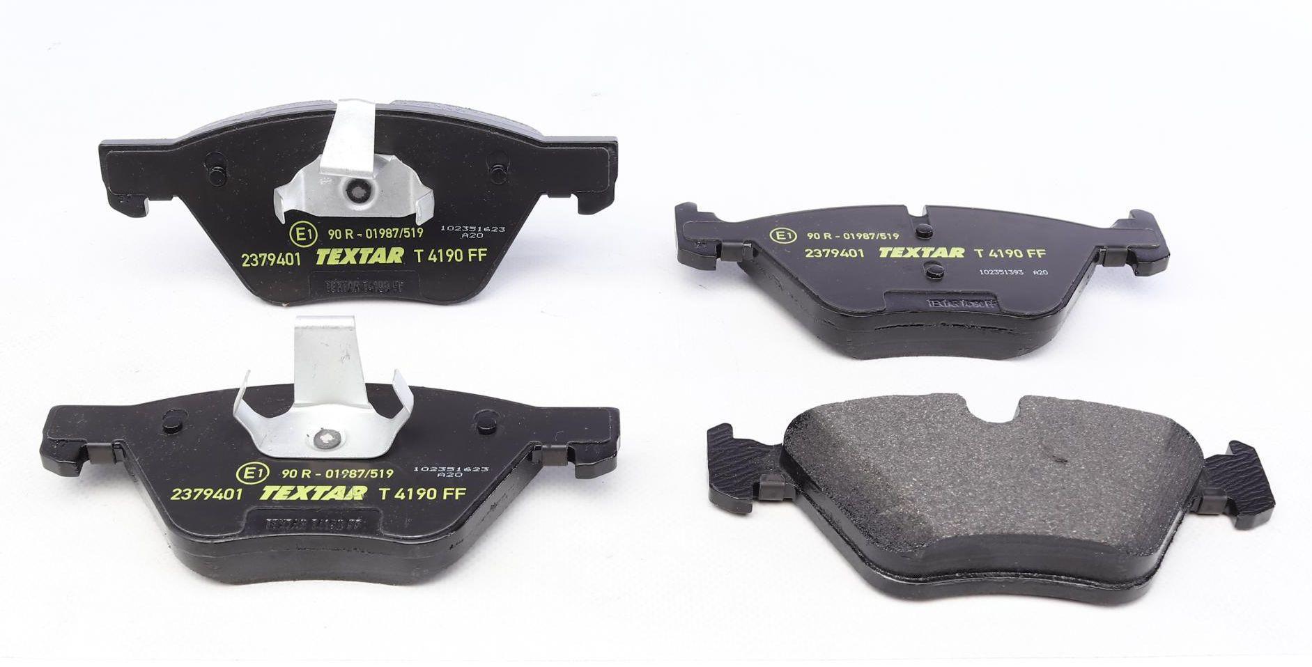 Тормозные колодки передние TEXTAR для BMW 3 E90-93 04-/X1 E84 09- Ate-Teves Q+ (2379401)