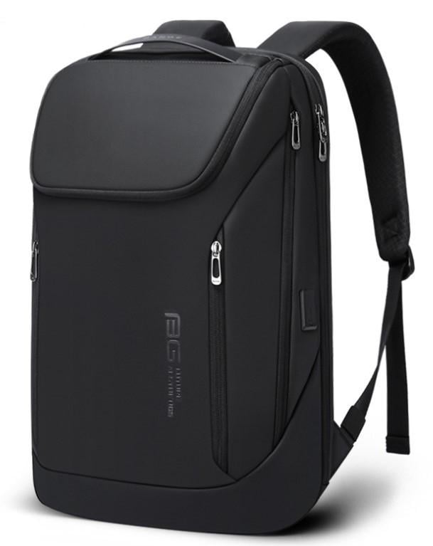 Рюкзак міський Bange BG-2517 25 л з відсіком для ноутбука до 15,6'' USB-роз'єм Black (19370)