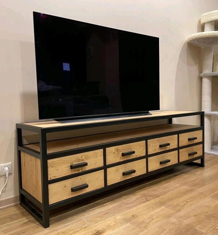 Тумба под телевизор Ecoloft IN-2210 в стиле лофт (23751873) Тумба под телевизор Ecoloft IN-2210 в стиле лофт (23751873)