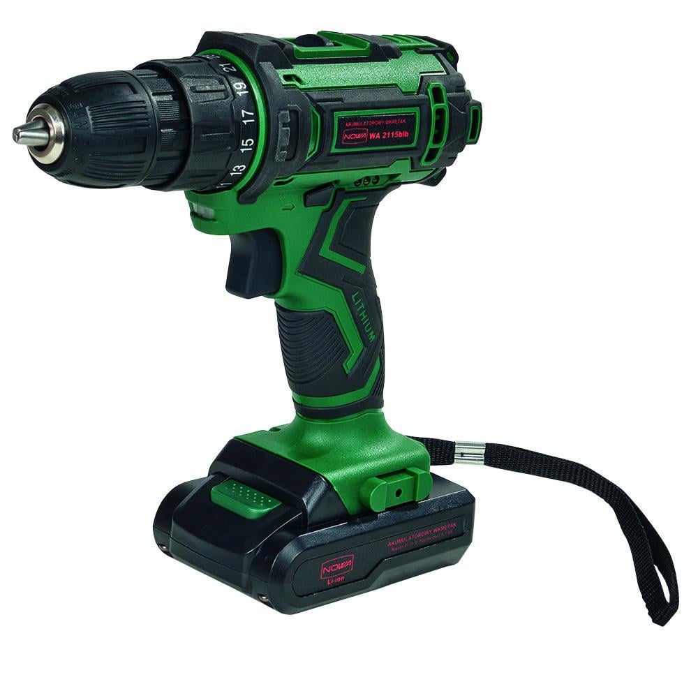 Шуруповерт аккумуляторный Nowa WA2115 blb Зеленый