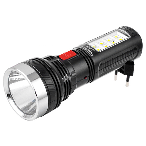 Ліхтар акумуляторний Luxury 227 1 W 8SMD ЗУ 220 V Чорний (557485)