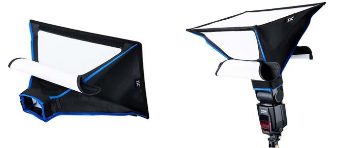Софтбокс розсіювач/дифузор Softbox JJC RSB-L для спалахів 33х20,5 см (643873358) - фото 4