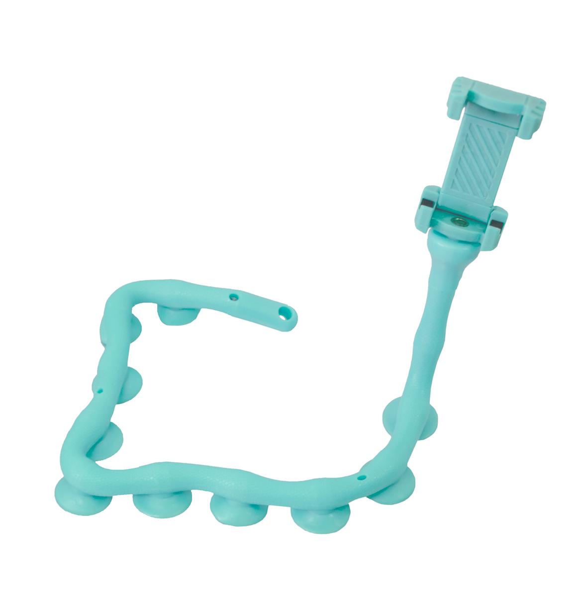 Держатель для телефона Worm lazy holder на присосках Голубой (1008521-LightBlue) Держатель для телефона Worm lazy holder на присосках Голубой (1008521-LightBlue)