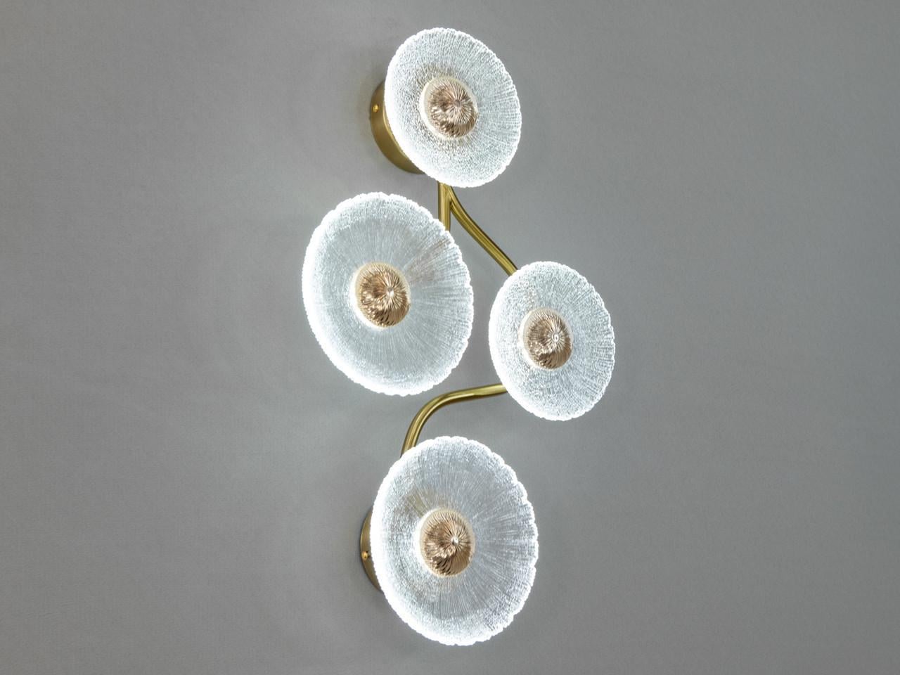 Бра-подвес EcoLed в стиле лофт F3789 Золотой