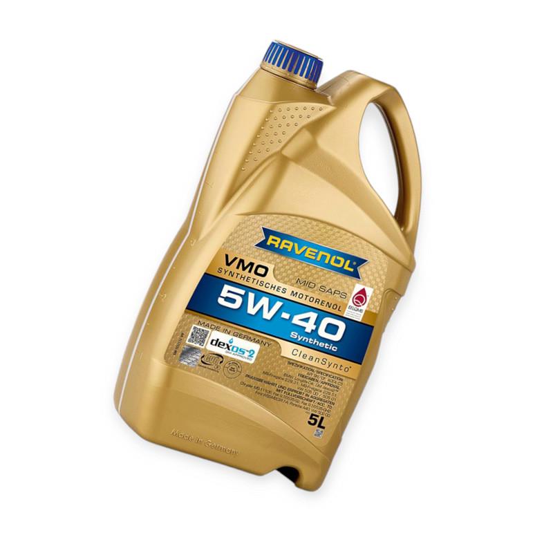 Масло моторное RAVENOL 5W-40 VMO Synthetic Dexos 2/SN/CF/С3 Mid SAPS 5 л (2684187010)
