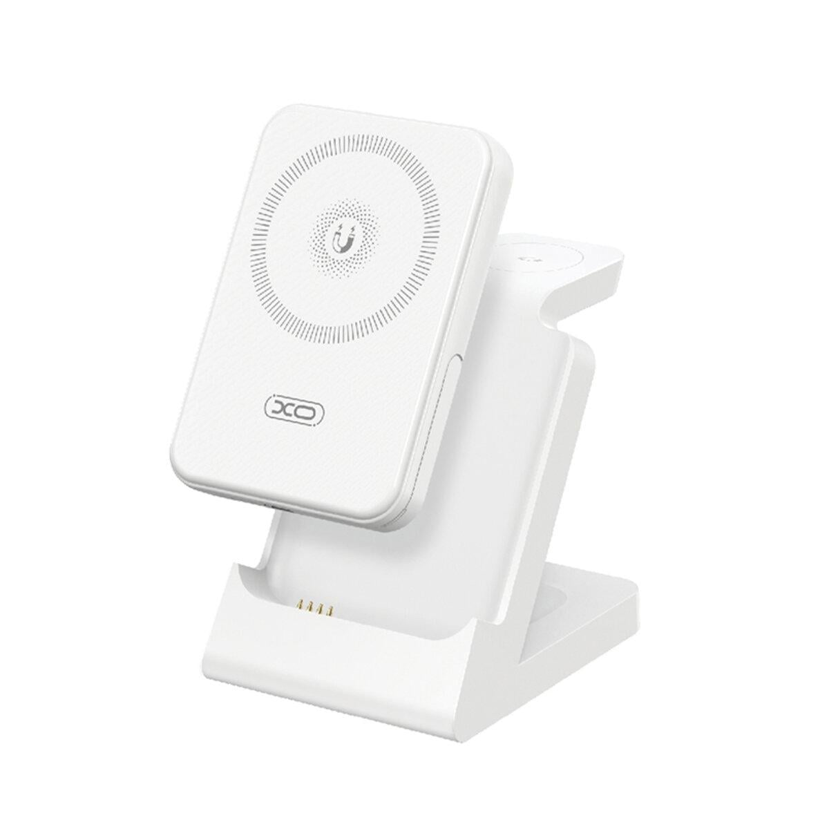 Зарядний пристрій бездротовий Xo CX033 3в1 Watch Charger/Headphone Білий Зарядний пристрій бездротовий Xo CX033 3в1 Watch Charger/Headphone Білий