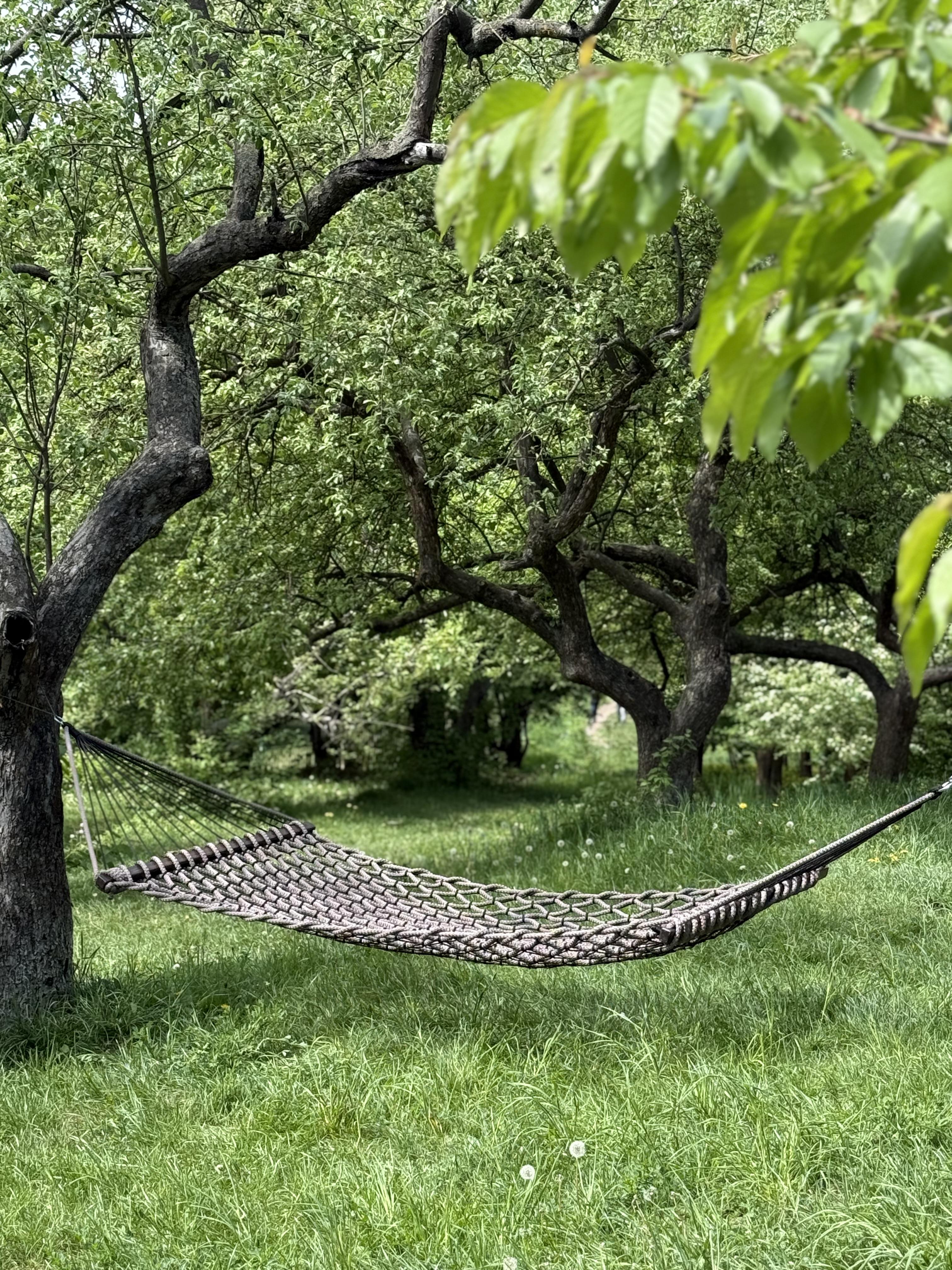 Гамак без стойки ReDes плетеный 360х130 см Капучино (15660017)