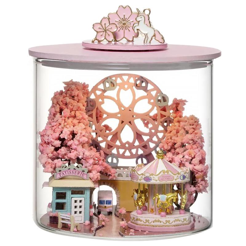 Конструктор-румбокс 3D DIY Cute Room Dream Bottle B-033 Сакура (25714081)