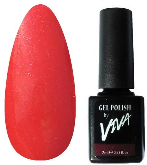 Гель-лак VIVA № 031 з перламутровим блиском 7,3 мл Червоний (VI-07-031)