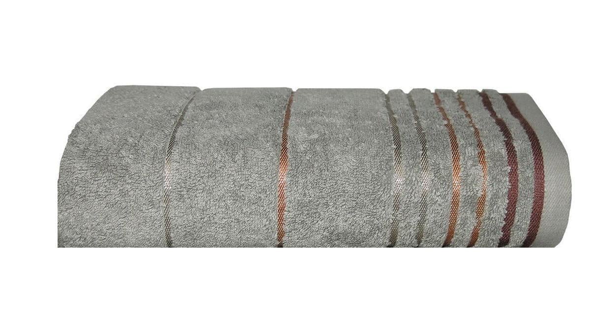 Полотенце Parisa Stripe Cotton D-272 50х90 см Серый (25897708)