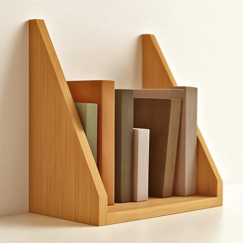 Полка книжная настольная из дерева Ринтос Карри (КПА-010703)