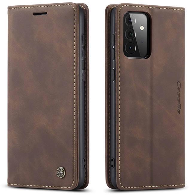 Чохол книжка з магнітом CaseMe на Samsung Galaxy A72 A725 Dark Brown (21908-05)