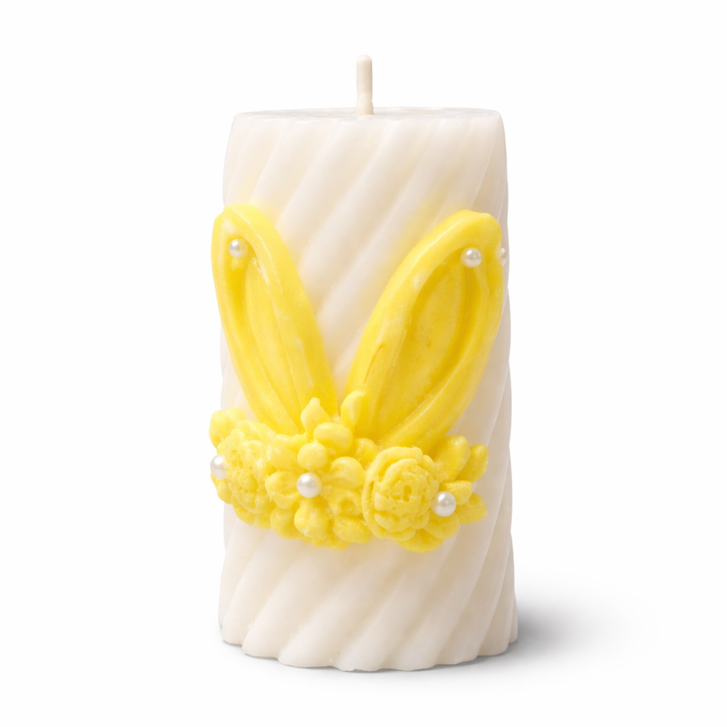 Свеча пасхальная декоративная для корзины Ушки Зайки (9911)