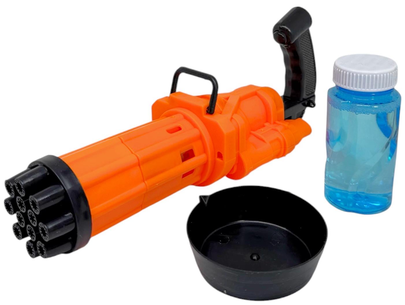 Генератор мыльных пузырей Bubble Gun Gatling Оранжевый