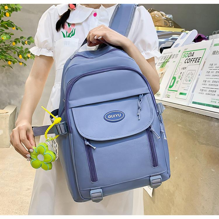 Школьный рюкзак для девочки GUIYU 5в1 5-11 класс Голубой (27668071) - фото 3