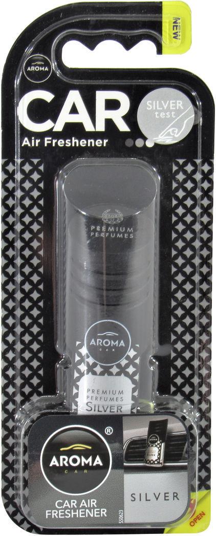 Ароматизатор для авто Aroma Car Prestige Vent Silver на дефлектор жидкий 7 мл (0302606) Ароматизатор для авто Aroma Car Prestige Vent Silver на дефлектор жидкий 7 мл (0302606)