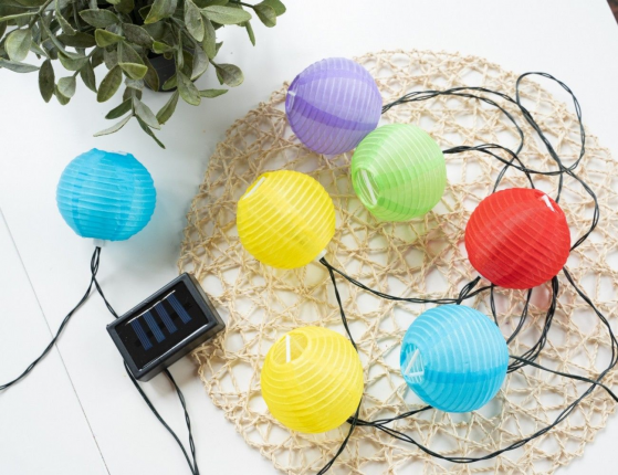 Садовая гирлянда на солнечной батарее 4,5 м (1688735112)