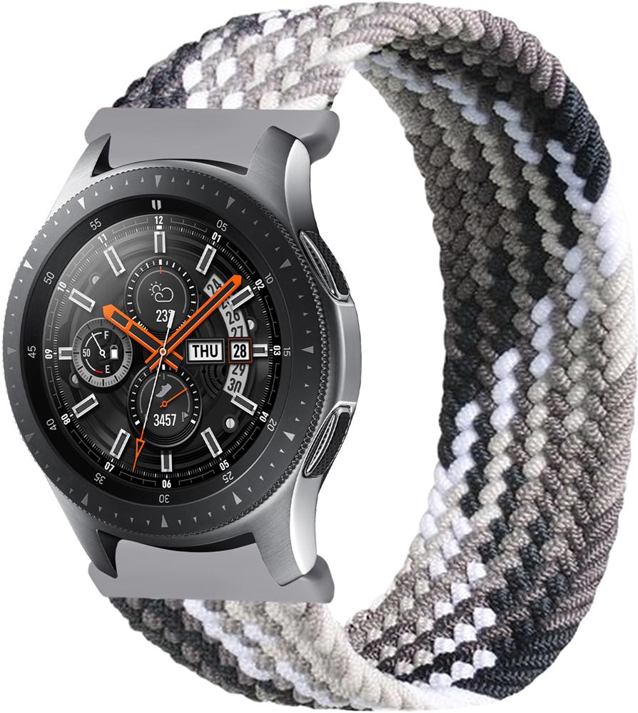 Ремешок Solo Loop Multi для Galaxy Watch 42 мм (145 мм) Black Silver (26280-03)