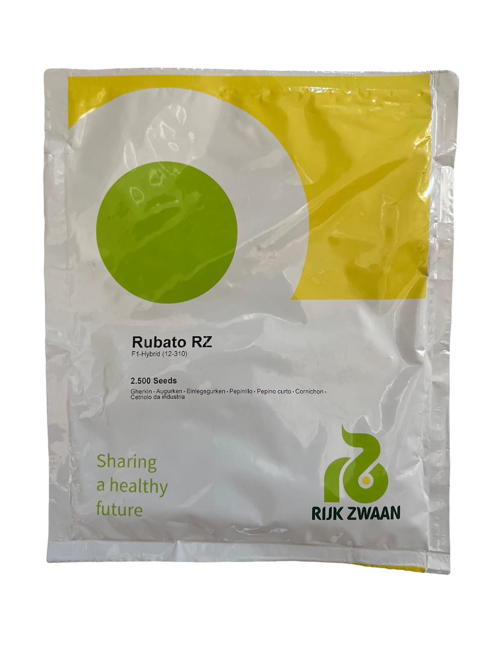 Насіння Огірок Партенокарпічний Rijk Zwaan RUBATO F1 2 500 шт. (2289321783.5)
