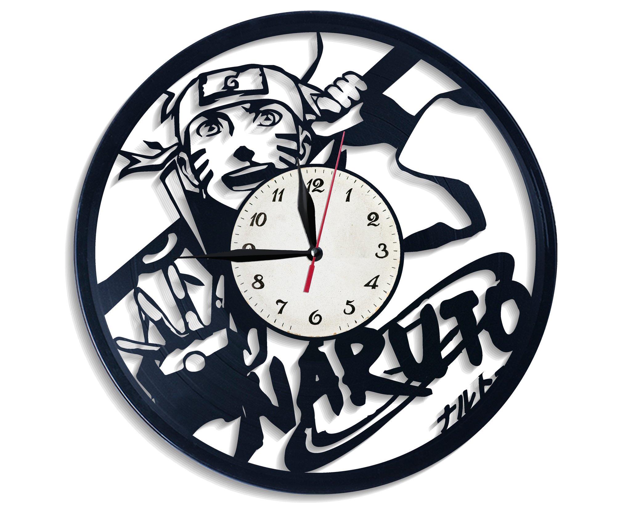 Часы настенные Наруто 2761 из виниловой пластинки