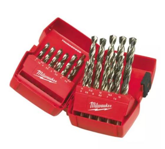 Набор сверл по металлу Milwaukee HSS-G THUNDERWEB 25 шт. (4932352376) - фото 2 Набор сверл по металлу Milwaukee HSS-G THUNDERWEB 25 шт. (4932352376) - фото 2