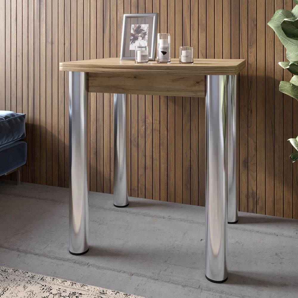 Обеденный стол Lion Нота Мини раскладной 60x70/70x120 см Дуб Артизан (000-000-2626) - фото 2 Обеденный стол Lion Нота Мини раскладной 60x70/70x120 см Дуб Артизан (000-000-2626) - фото 2