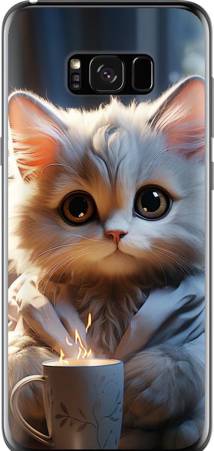 Чехол на Samsung Galaxy S8 Plus White cat (5646u-817-42517)