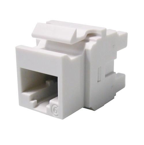 Модуль Molex Keystone KSJ-00033-02 1хRJ45/UTP/Cat 6 Белый 20х25 мм (559576)