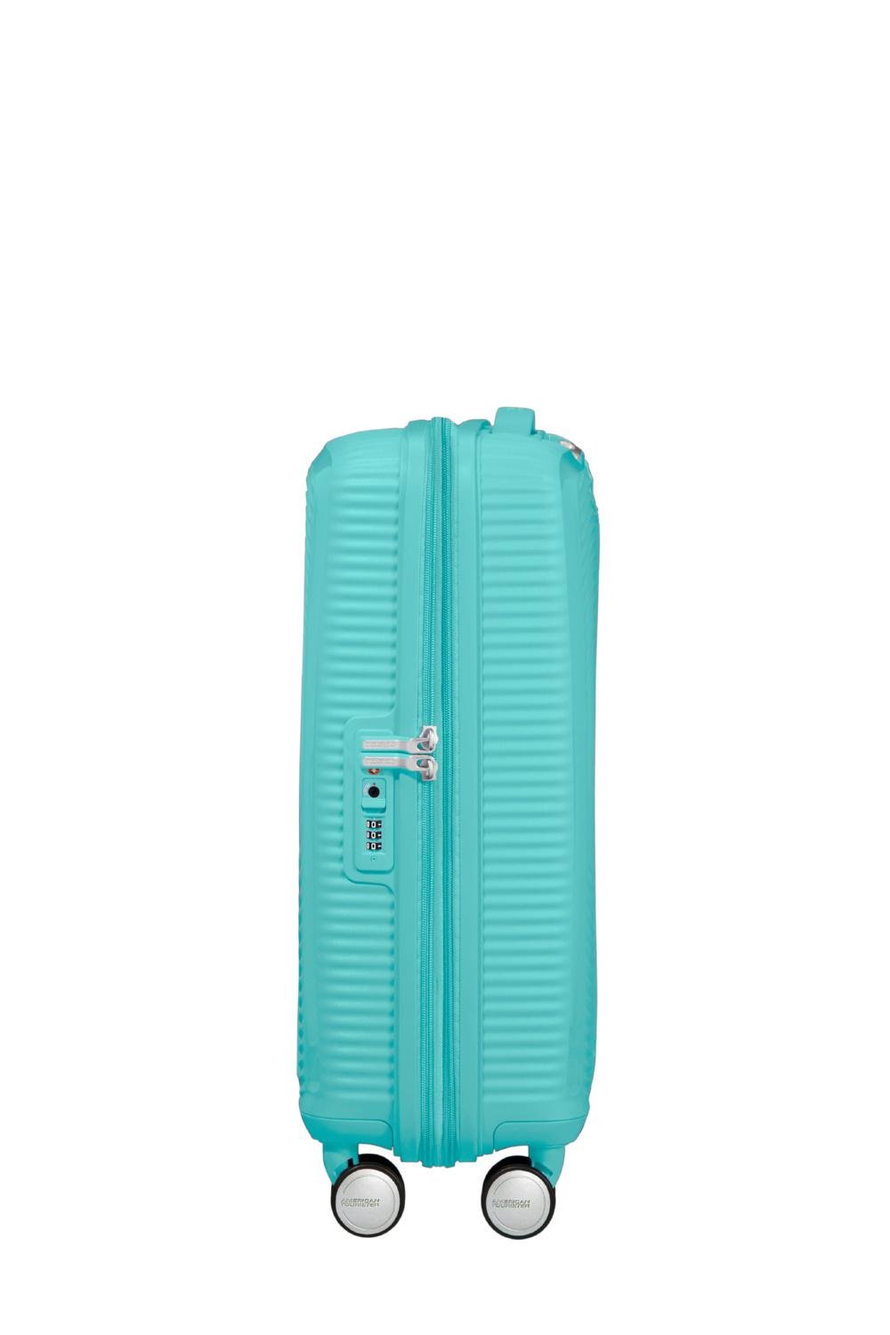 Чемодан с расширением American Tourister Soundbox 55x40x20/23 см Бирюзовый (32G-21001) - фото 6